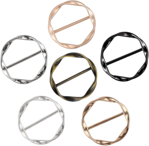 6pcs scarf clip - clip,, t-shirt