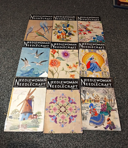 Vintage needlewoman and - vintage,