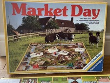 Vintage 1984 Market Day Board Game by Ravensburger 100% Complete