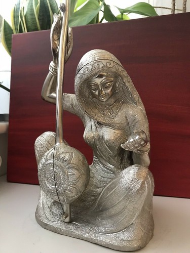 Indian girl figurine heavy - indian,