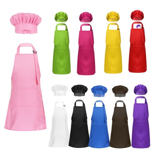 Kids apron chef hat child - kids,