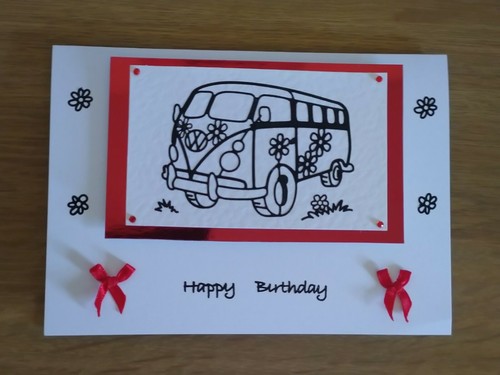 Handmade birthday card - handmade,