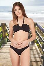 New black Halterneck Bandeau Bikini Set  by Monsoon Accessorize  RRP was £29