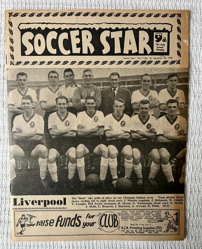 Liverpool squad 1958 - liverpool, fc