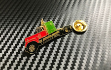 SHELL OIL TANKER LORRY TRUCK - VINTAGE LAPEL PIN BADGE - PETROL DIESEL GASOLINE