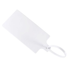 50pcs White Plastic Security Tags Numbered Pull Ties Secure Anti-Tamper Seals