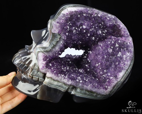 Lifesized agate amethyst - 8.0",