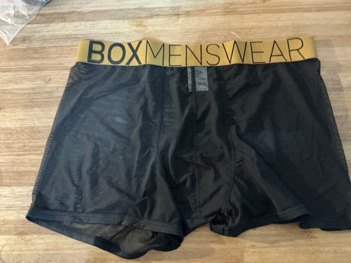 Box menswear black mesh - black,