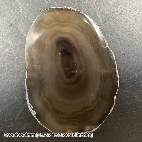 Agate slice inch - slice,