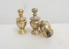 Vintage Brass Furniture Finial End Top Old Urn 2"H - £6each