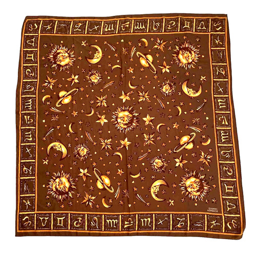 Vintage versace silk scarf - versace,