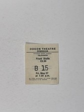 Blondie Ticket Original Odeon Theatre Birmingham Friday 27th May 1977