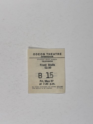 Blondie ticket original - blondie, odeon