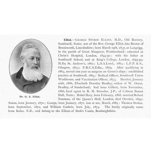 George stokoe elliot - stokoe, md