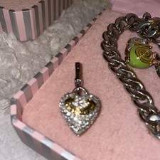 Juicy Couture Pave Heart Charm