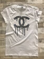 Cocaine & Caviar Unisex T-Shirt Leopard Print Dripping Logo Festival Concert 
