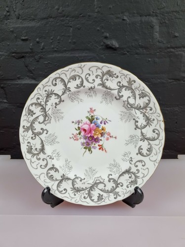 Royal crown derby grey - grey, scroll
