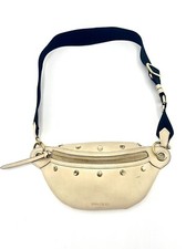 Jimmy Choo Cream Leather Belt
