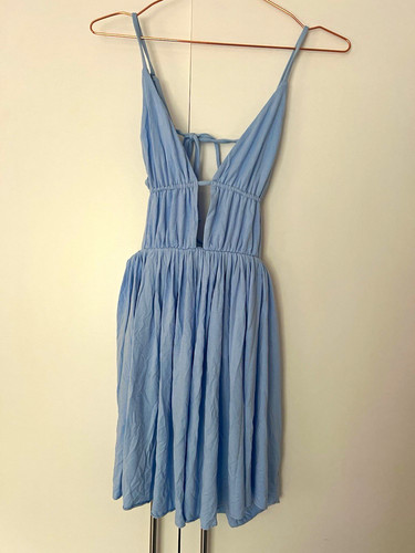 Polly blue carmen neck - carmen, v-neck