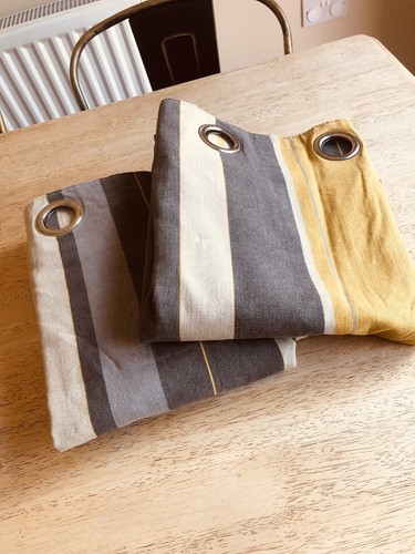 Eyelet mustard ochre - mustard, yellow