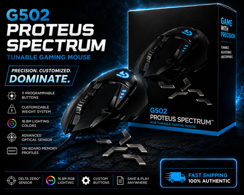 Logitech g502 proteus spectrum - logitech,