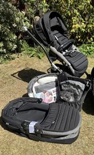 Britax Affinity Pram Pushchair 2in1 - Black Thunder - Foldable with Raincovers
