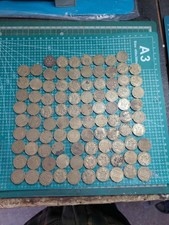 96 British Threepenny Pieces
