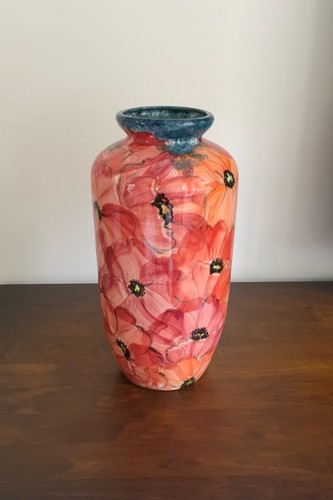 Shelton pottery vase poppy - shelton,