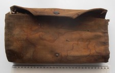 27 x VINTAGE WOOD DRILL BITS IN A CANVAS ROLL