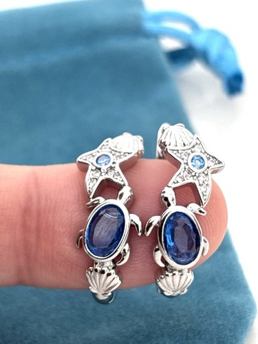 Sterling silver blue - silver,