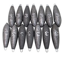 14 x 3oz Sea Fishing Weights Power Distance Cast