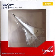 Herpa 1:400 Aeroflot Tupolev TU-144S CCCP-77101