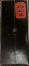 40 Amp Wylex Cartridge Fuse And Holder