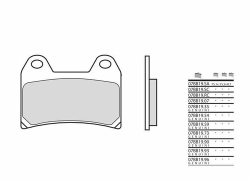 Pads brake avant - brake, 660