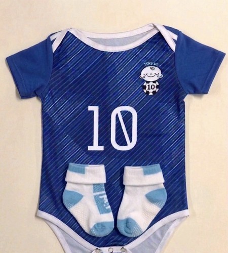 Football babygrow from tiny10 - football,