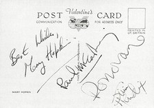 MARY HOPKIN Signed Postcard -