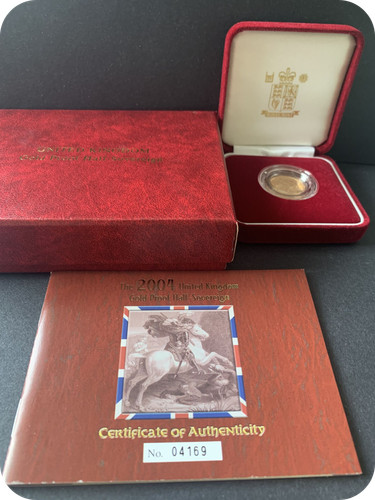 2004 proof half gold - half,