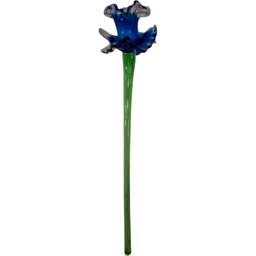 Handmade glass flower figurine - handmade,