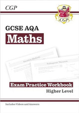 GCSE Maths AQA Exam Practice Workbook: Higher - for the Grade 9... by Books, Cgp