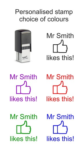 Personalised teacher stamp - personalised,