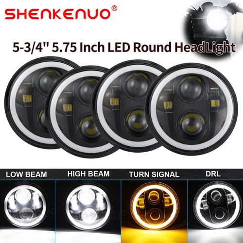 4pcs 5 75 - round, led