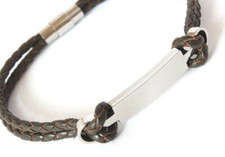 Valencia Brown Leather & Steel