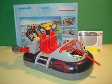 PLAYMOBIL 9435 HYDROFOIL, ZODIAC, BOAT, NEW CONDITION