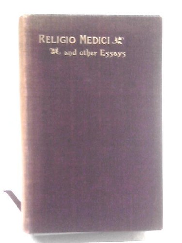Religio medici browne sir - medici,