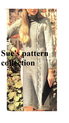Ladies sweater dress with