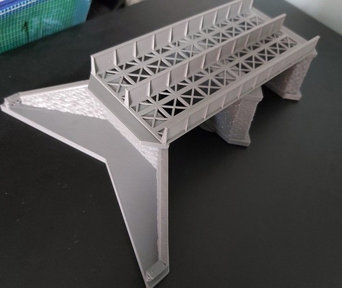 Gauge twin track bridge - twin,