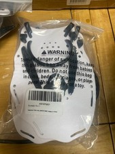 2 x Pairs (4) Swimming Hand Paddles Swim Training Adjustable Adults Kids white