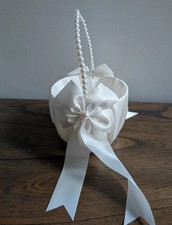 Flower Girl Basket with Pearl