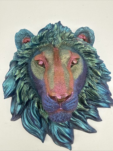 Epoxy lion head wall - 3d, art