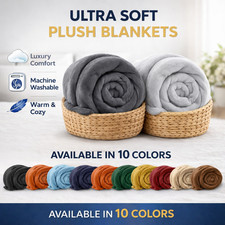 Super Soft Fleece Blanket Sofa